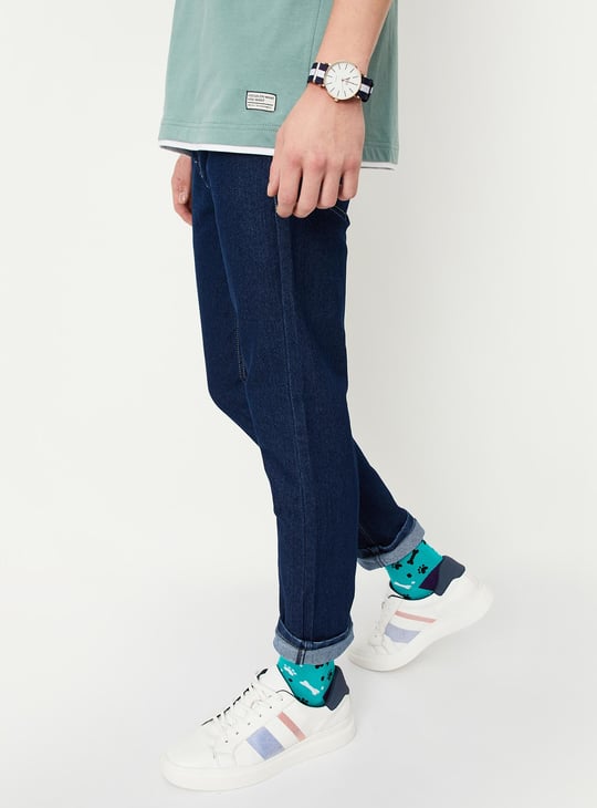 Men Regular Fit Solid Jeans