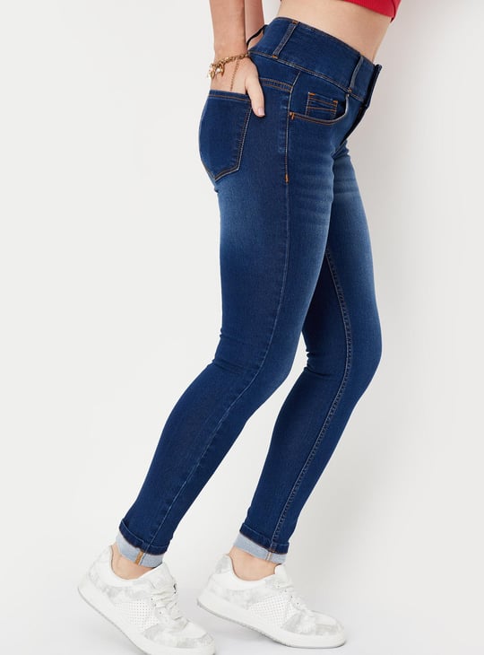 Women Washed Skinny Fit Jeans