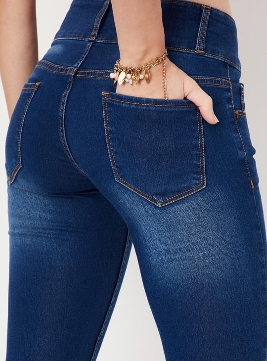 Women Washed Skinny Fit Jeans