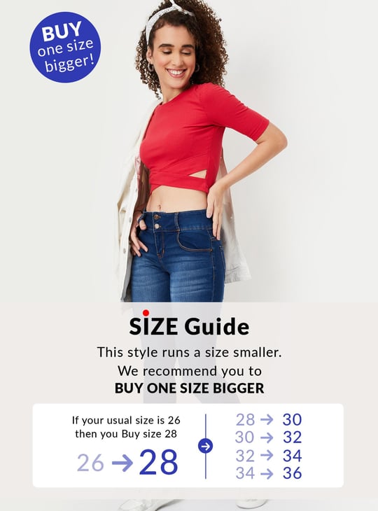 Women Washed Skinny Fit Jeans