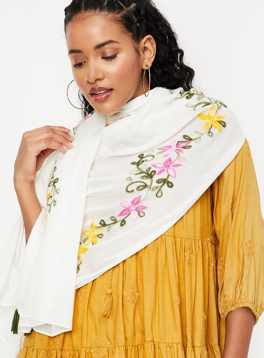 Women Embroidered Scarf