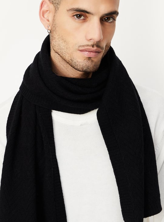 小物 HuberStore - Main Road Scarf (Black) huberstore Main Road Scarf [Black]（Scarf - Black - Ladies