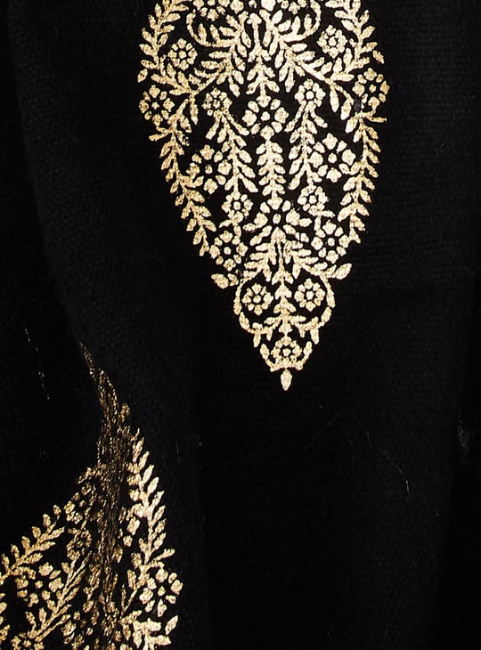 Women Foil Printed Shawl