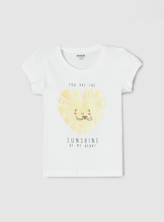 Girls Graphic Printed T-shirt