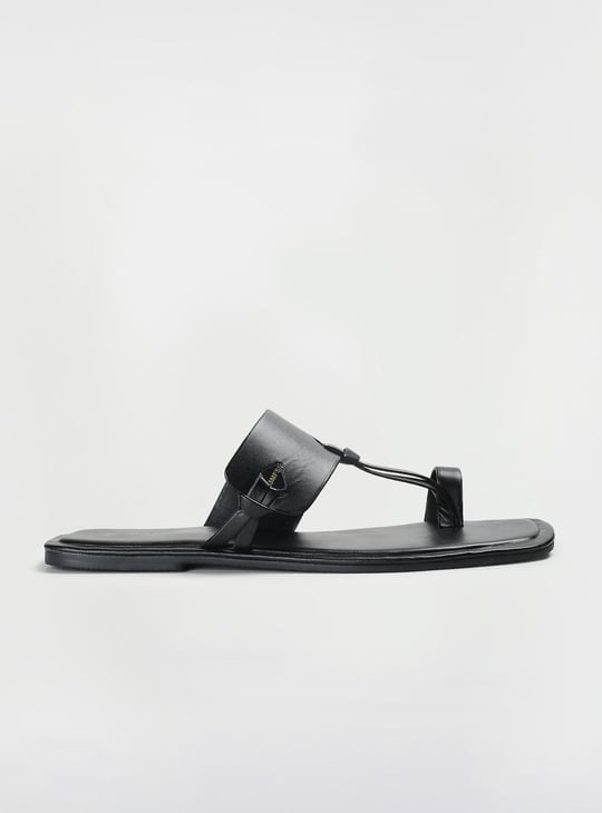 Men Solid Toe-Ring Sandals