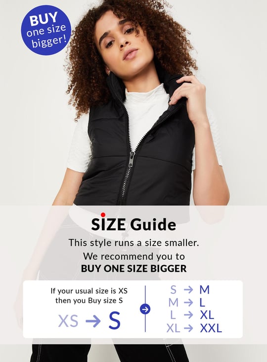 Women Cropped Sleeveless Puffer Jacket