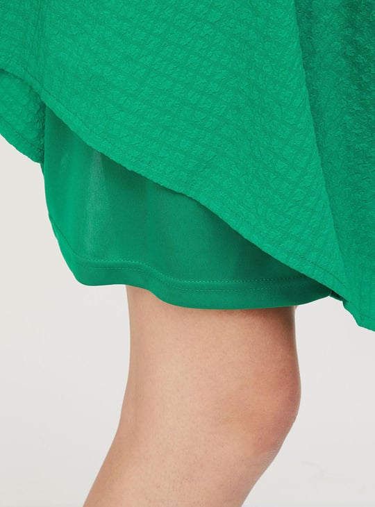 Women Smocked A-Line Dress