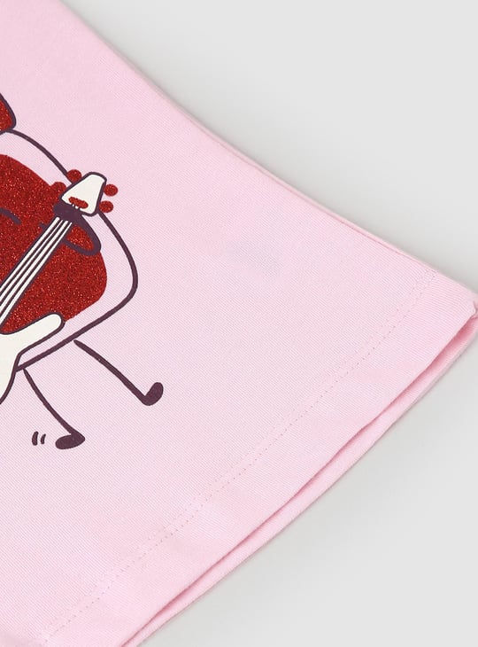 Girls Graphic Printed T-shirt