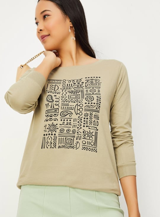 Women Graphic Printed T-shirt