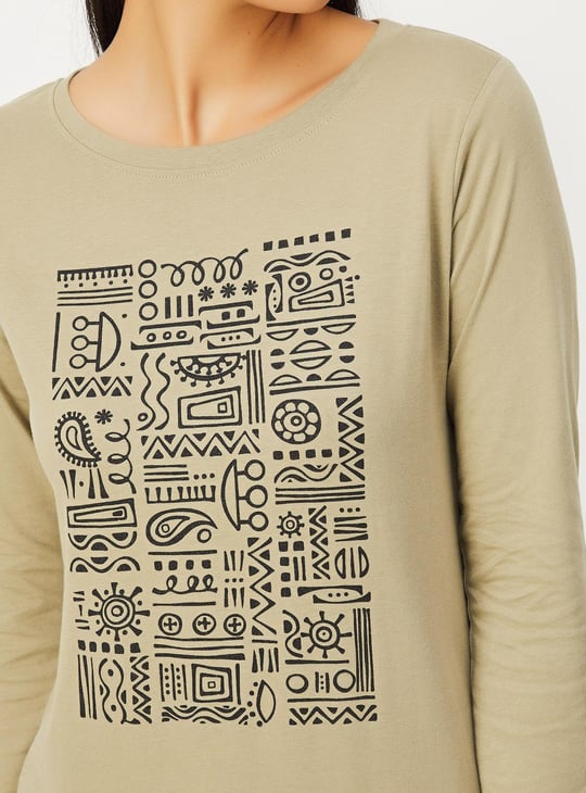 Women Graphic Printed T-shirt