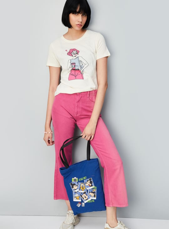 Women Graphic Printed Round Neck T-shirt