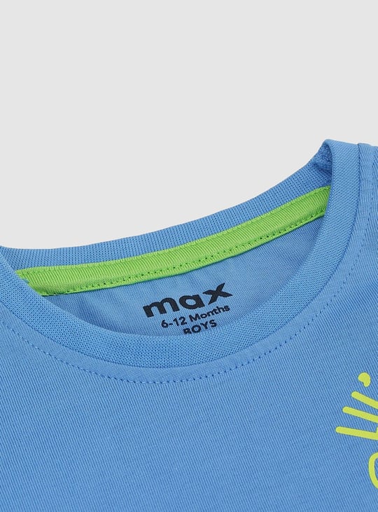 Boys Placement Printed T-shirt