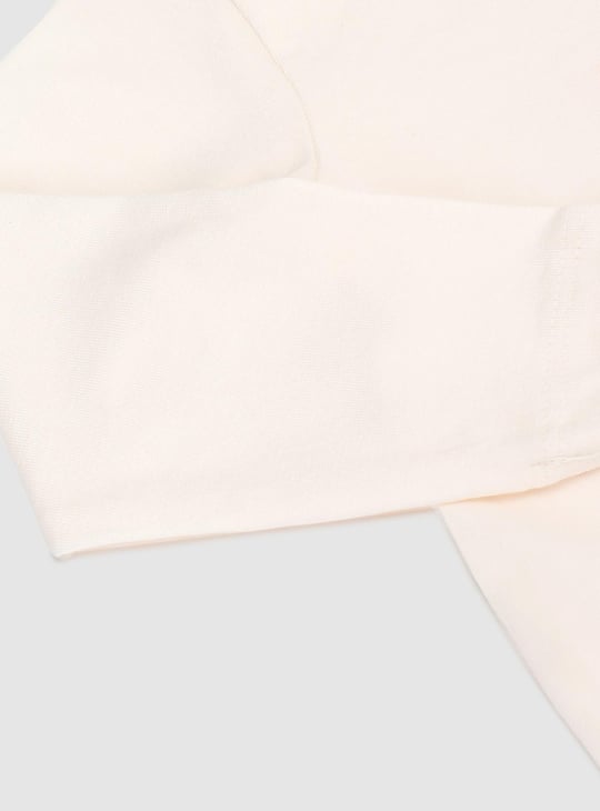 Girls Typographic Printed T-shirt