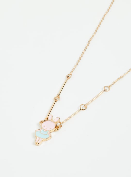 Girls Necklace Set with Ring