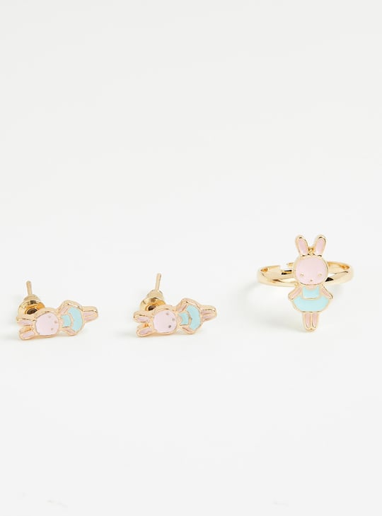 Girls Necklace Set with Ring