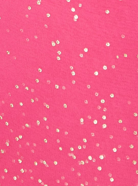 Women Sequinned Pre-Stitched Saree and Blouse Set