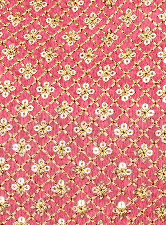 Women Sequinned Pre-Stitched Saree and Blouse Set