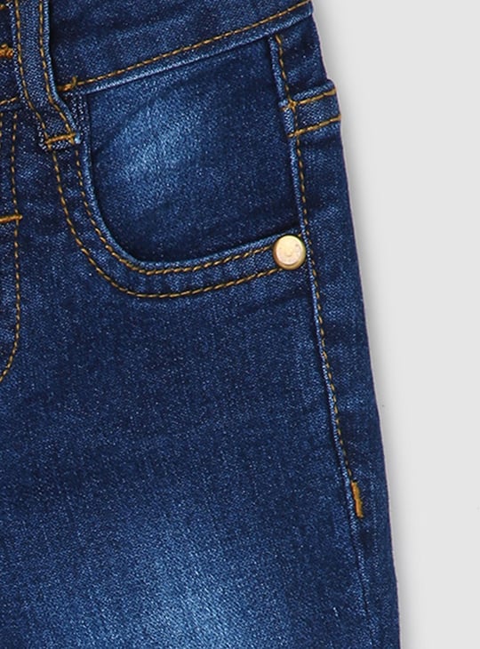 Boys Slim Fit Washed Jeans