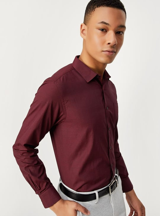 Men Slim Fit Formal Shirt
