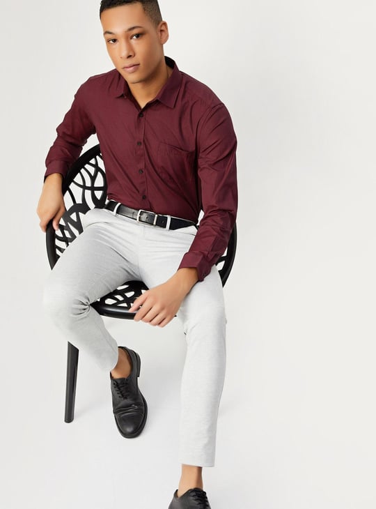 Men Slim Fit Formal Shirt
