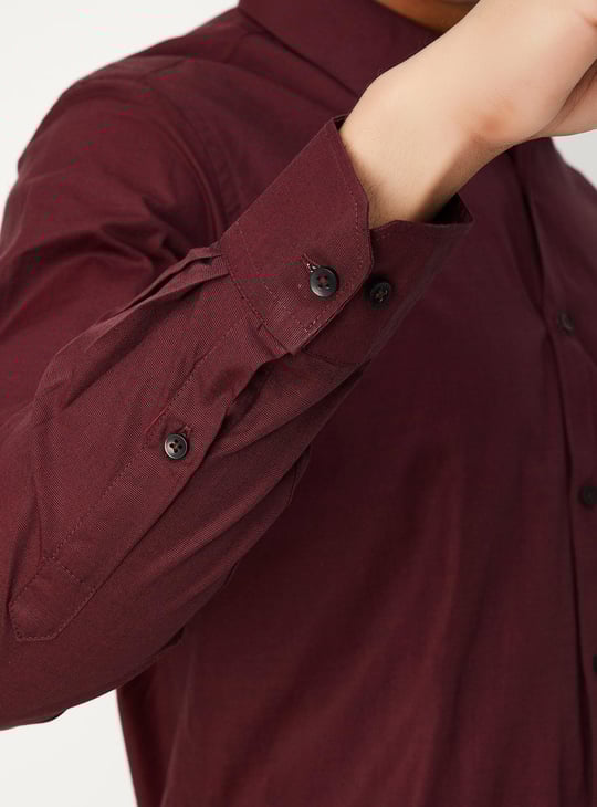 Men Slim Fit Formal Shirt