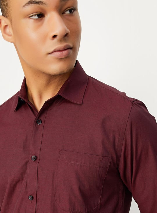 Men Slim Fit Formal Shirt