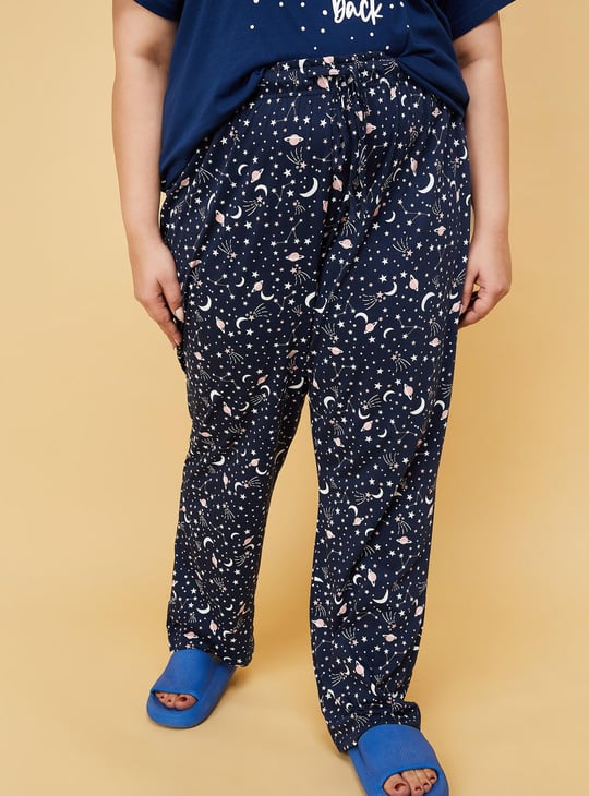 Women Printed Elasticated Pyjamas