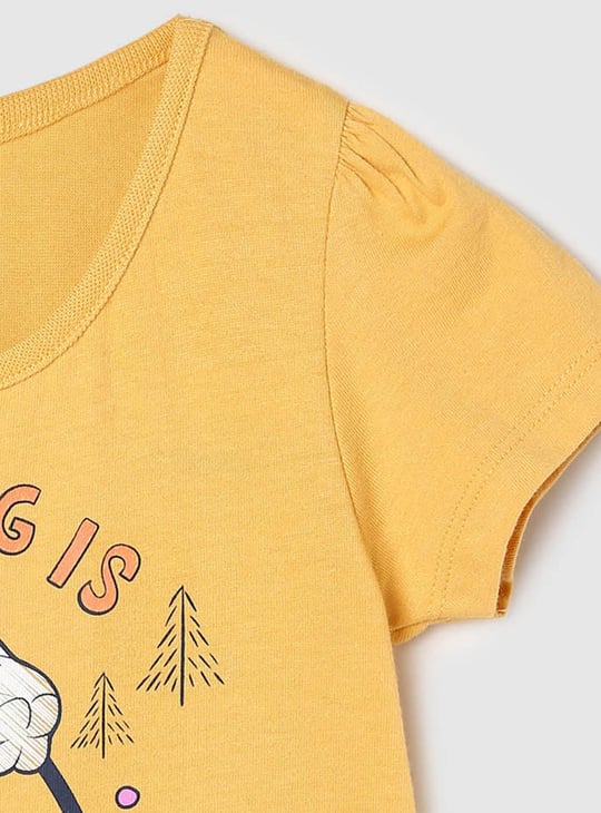 Girls Graphic Printed T-shirt