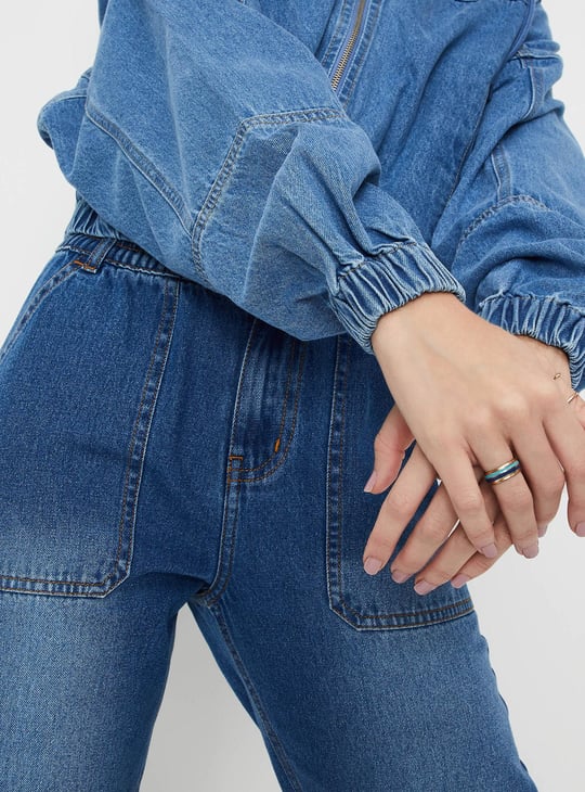 Women Hooded Denim Jacket