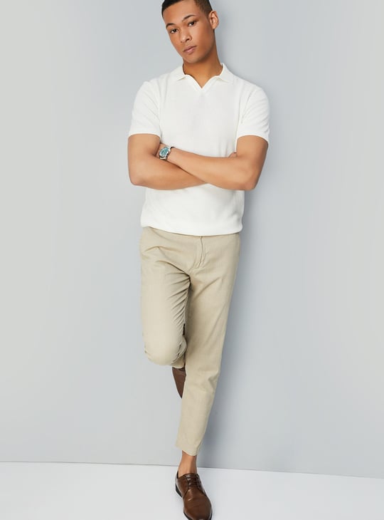 Men Slim Fit Polo T-shirt