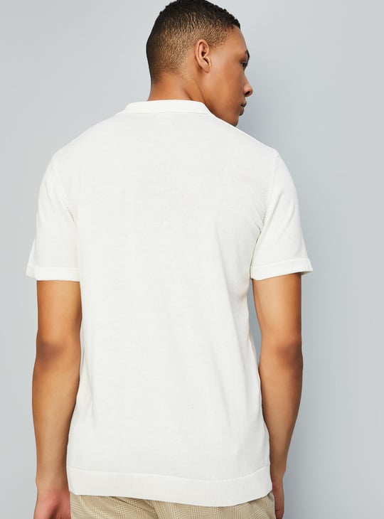 Men Slim Fit Polo T-shirt