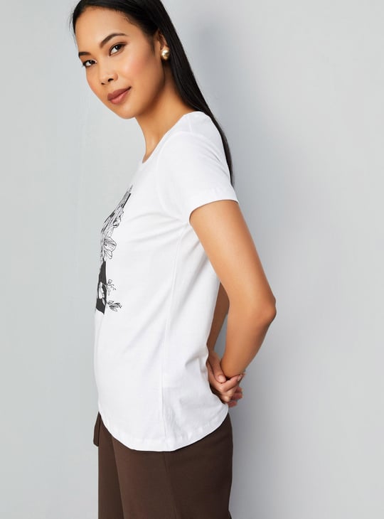 Women Floral Printed T-shirt