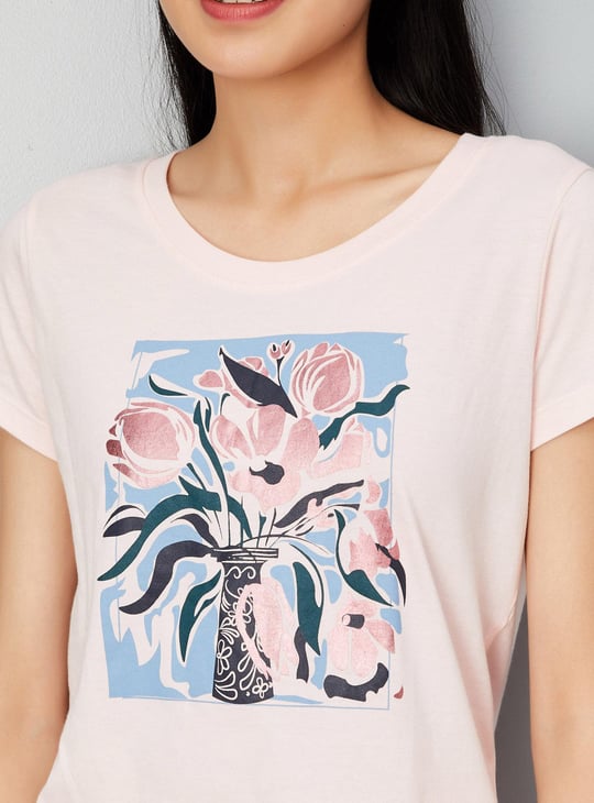 Women Graphic Printed T-shirt