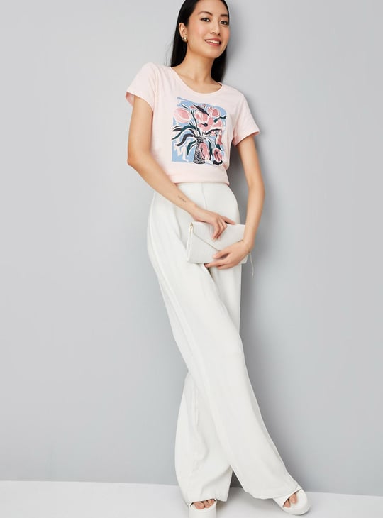 Women Graphic Printed T-shirt