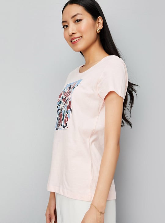 Women Graphic Printed T-shirt