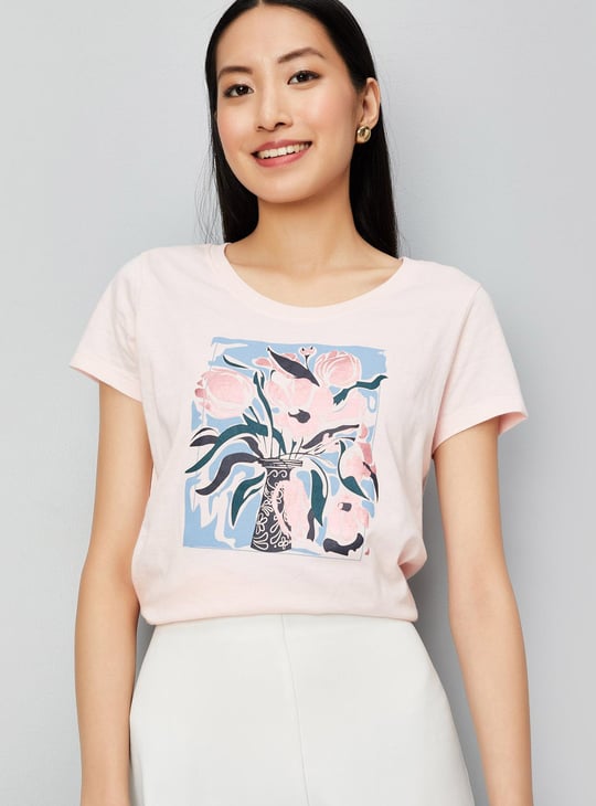 Women Graphic Printed T-shirt