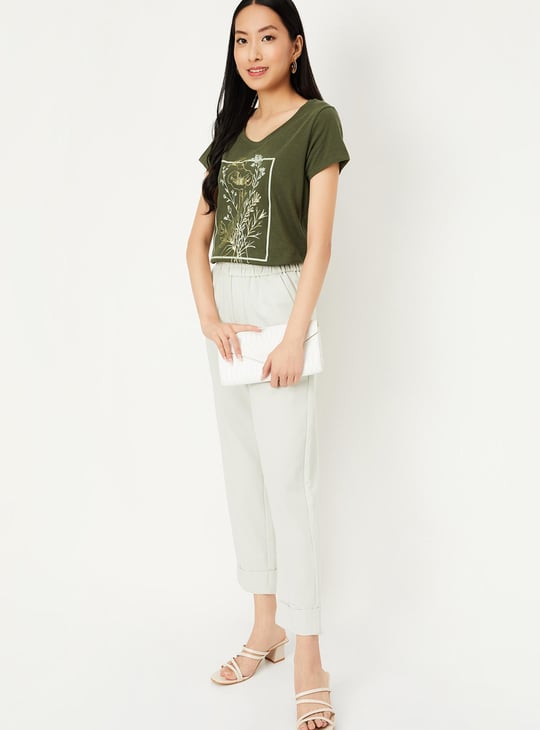 Women Floral Printed T-shirt