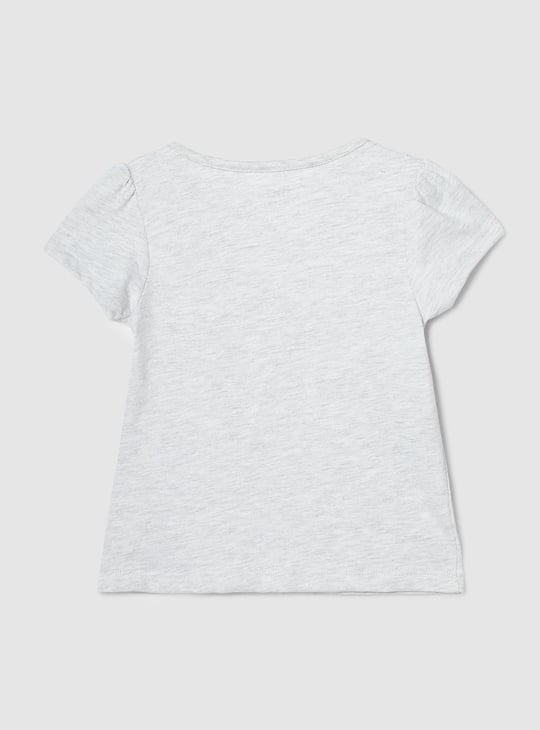 Girls Graphic Printed Pure Cotton T-shirt