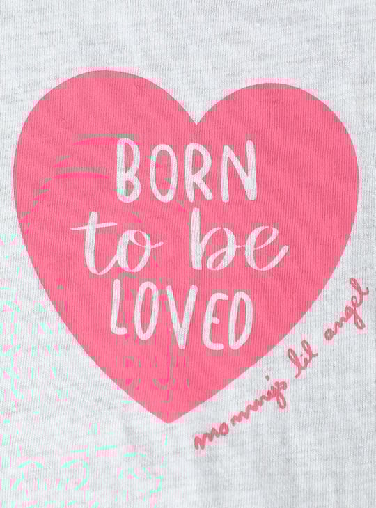Girls Graphic Printed Pure Cotton T-shirt