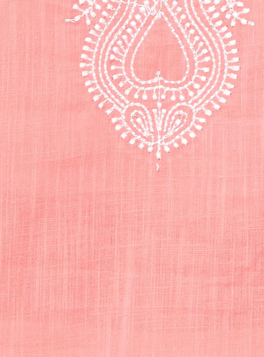 Women Embroidered Pintuck Tunic