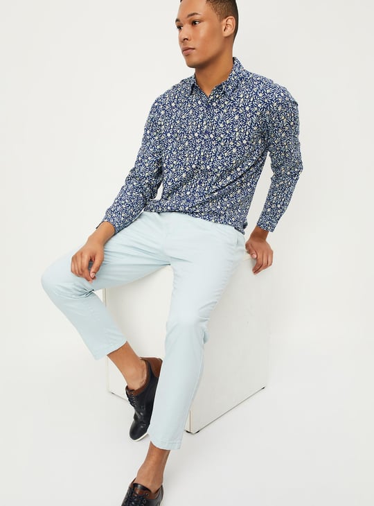 Men Slim Fit Printed Shirt