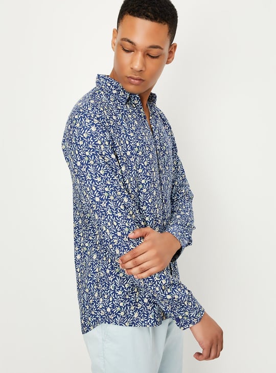 Men Slim Fit Printed Shirt