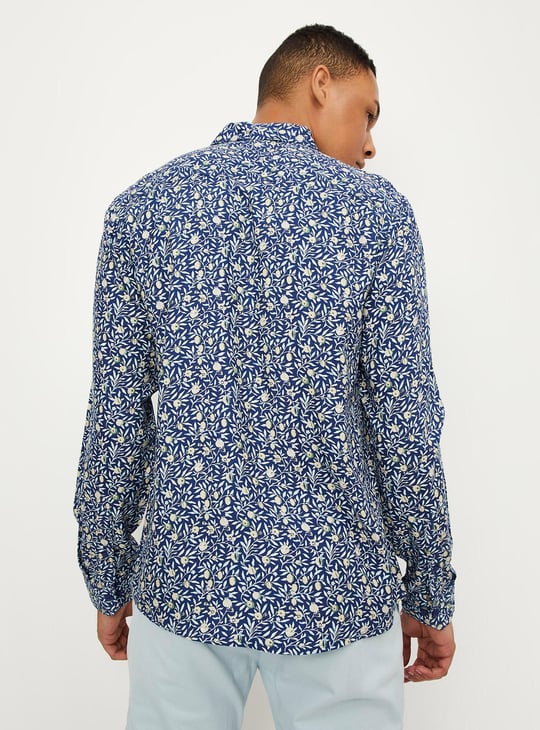 Men Slim Fit Printed Shirt