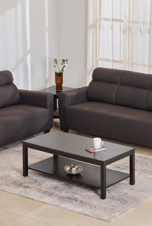 Helios Emily Fabric 3+2 Seater Sofa Set - Brown