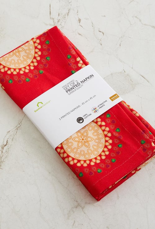 Foley Designs Printed Napkins - Set of 2 - 45 x 45 cm