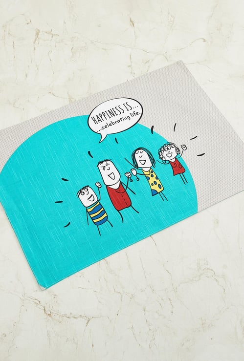 Happiness Printed Placemat
