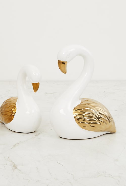 Steller-Fantasy Swan Figurine- Set of 2
