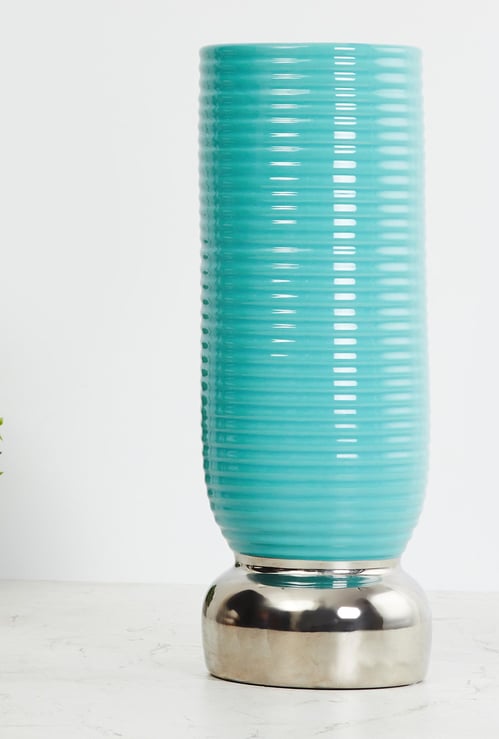 Splendid Striped Round Vase