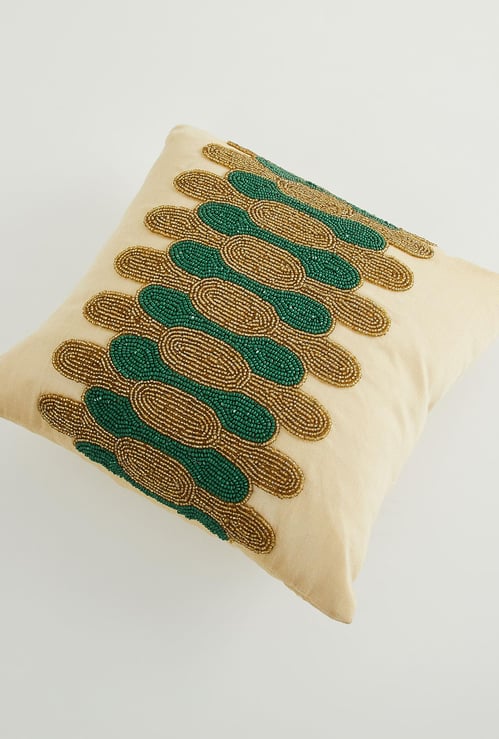 Get The Look Alchemy Beaded Filled Cushion - 30 x 30 cm