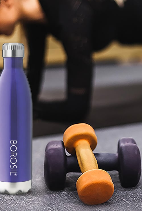 BOROSIL Stainless Steel Hydra Bolt Insulated Flask Bottle - 1000 ml